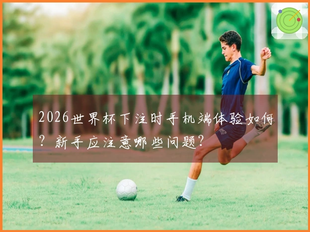 2026世界杯下注时手机端体验如何？新手应注意哪些问题？