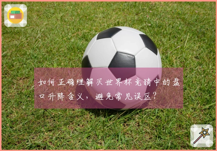 如何正确理解买世界杯竞猜中的盘口升降含义，避免常见误区？